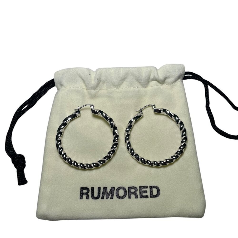 Rumored Cher Endless Hoops – Silver
